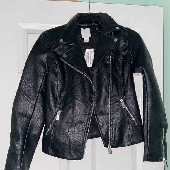 H&M Faux Leather Jacket - Picture 2 of 5